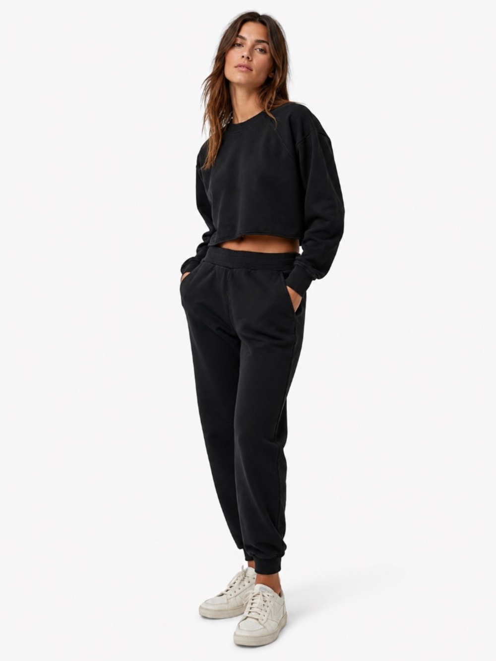 Tan + Lines Palisades Sweatshirt La Jolla Joggers Set